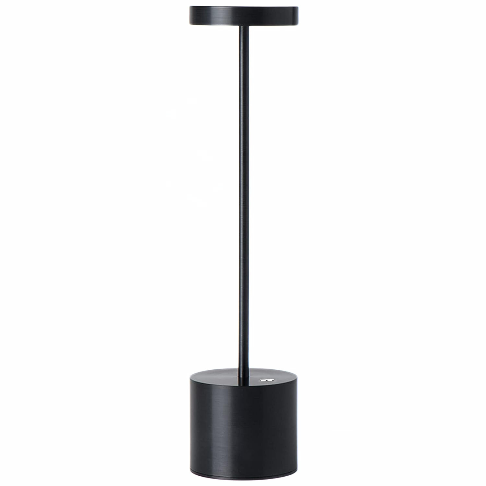 Lampada da tavolo touch dimmerabile a led "Lex" in alluminio ricaricabile con cavo usb