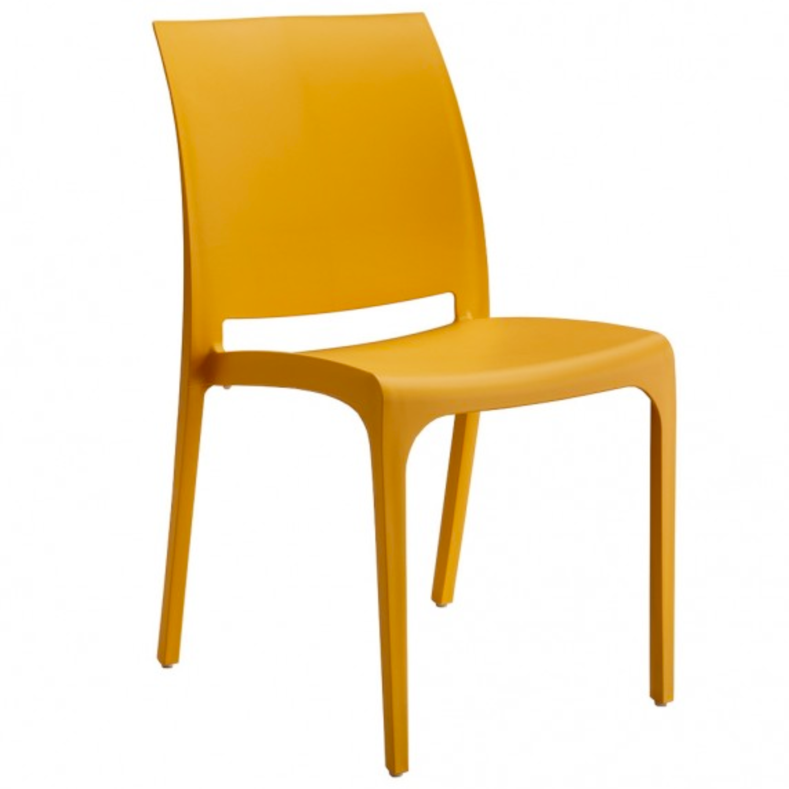 Sedia in polipropilene "Volga" design moderno impilabile per interno o esterno "Made in Italy"