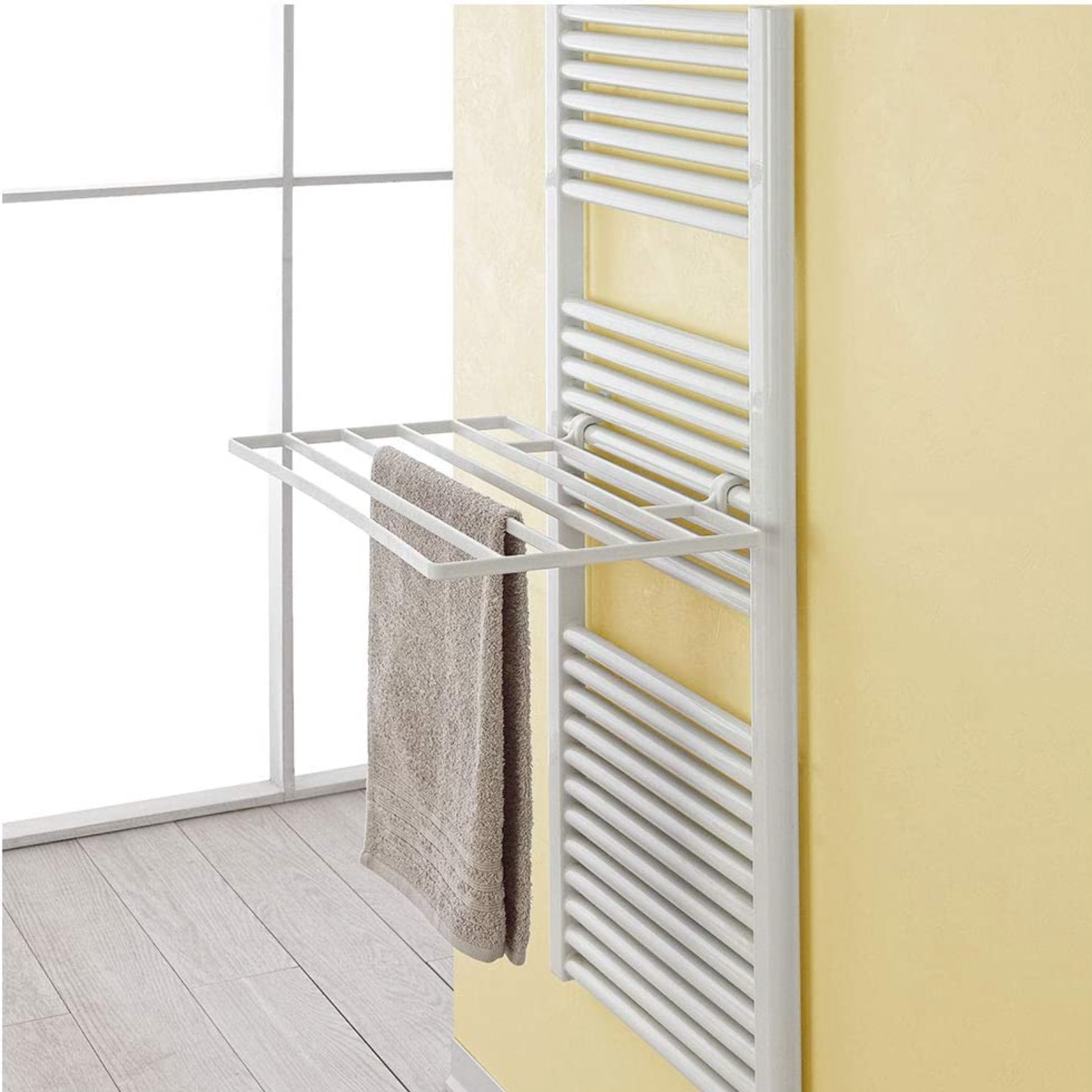 Stendibiancheria per scaldasalviette in resina regolabile 51x32