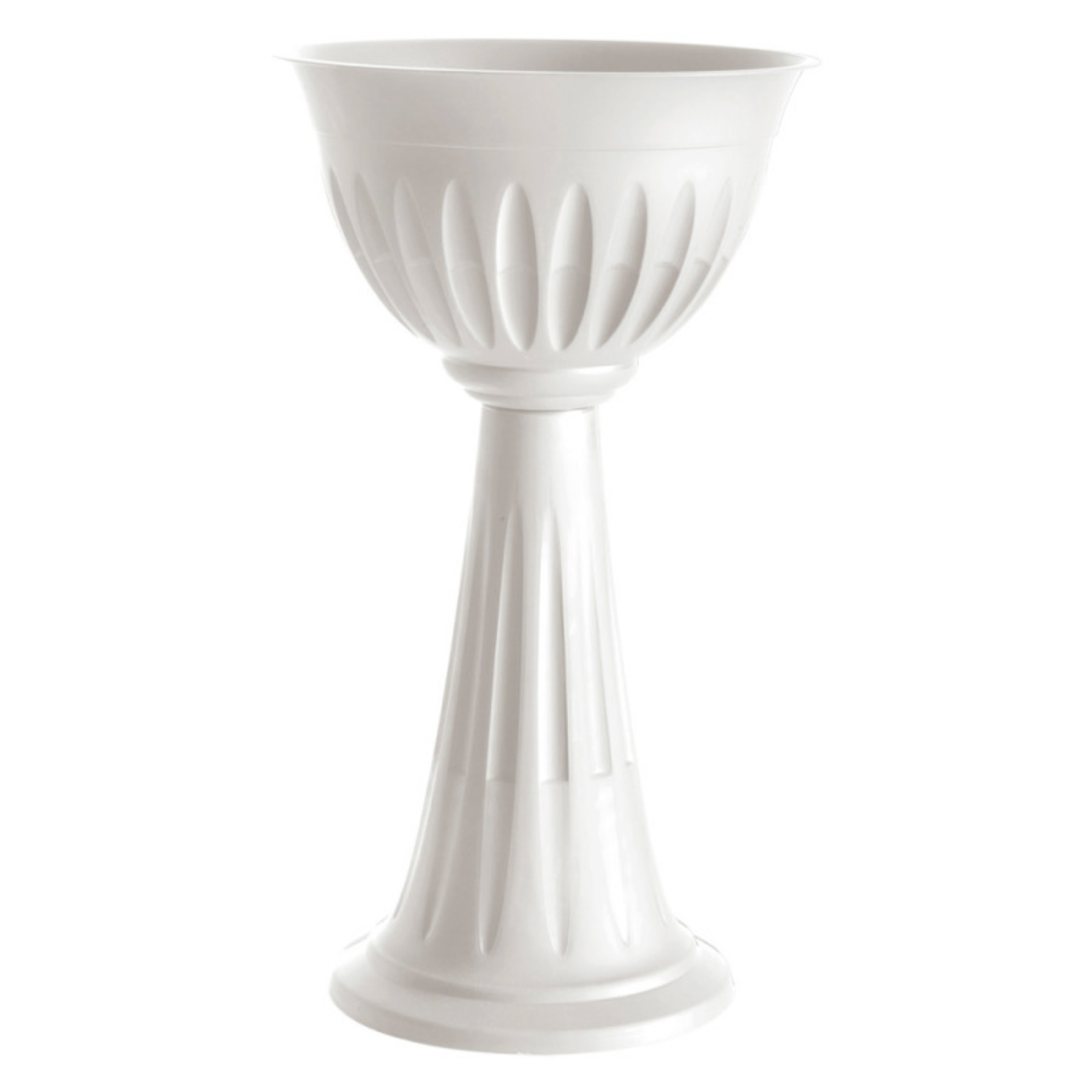 Vaso a colonna in pvc con decorazioni per esterno o interno "Made in Italy"
