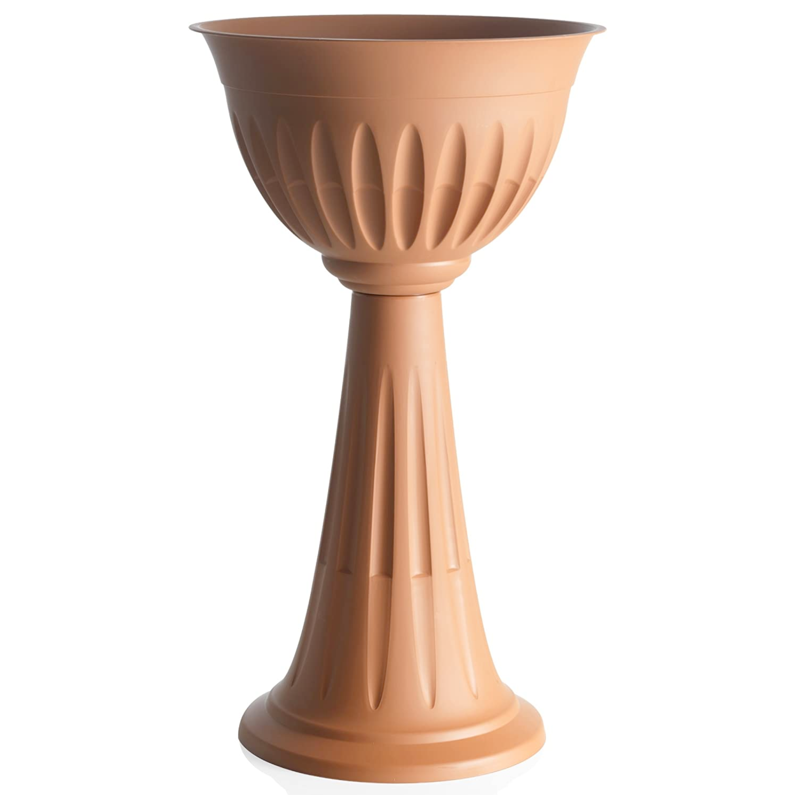 Vaso a colonna in pvc con decorazioni per esterno o interno "Made in Italy"