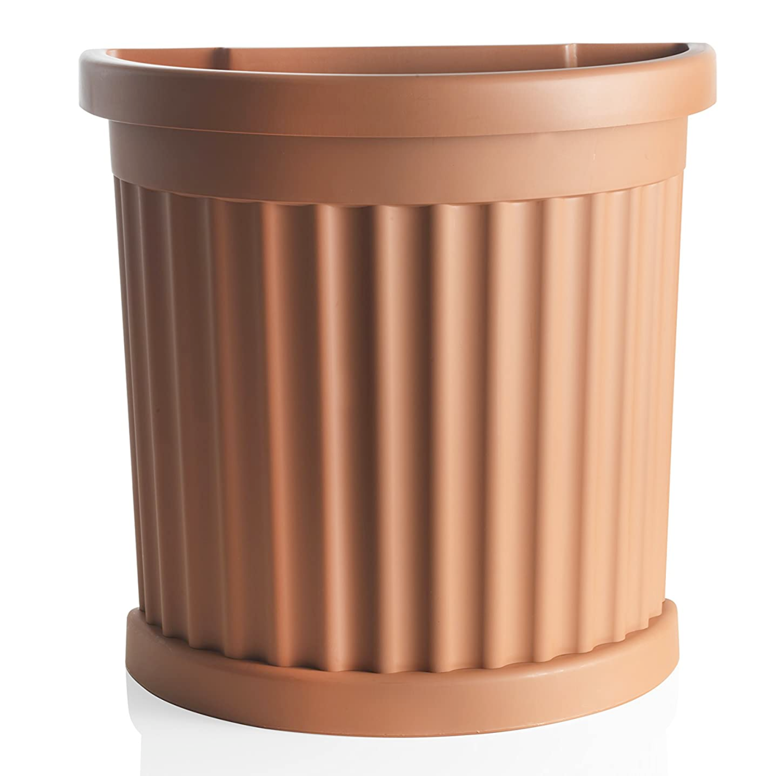 Vaso in polipropilene "Roma" con sottovaso per giardino piante o fiori