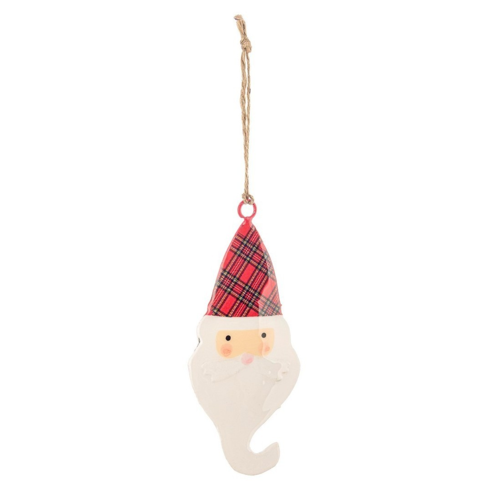 Set 6 Pz pendaglio per albero di natale babbo natale decorazione natalizia