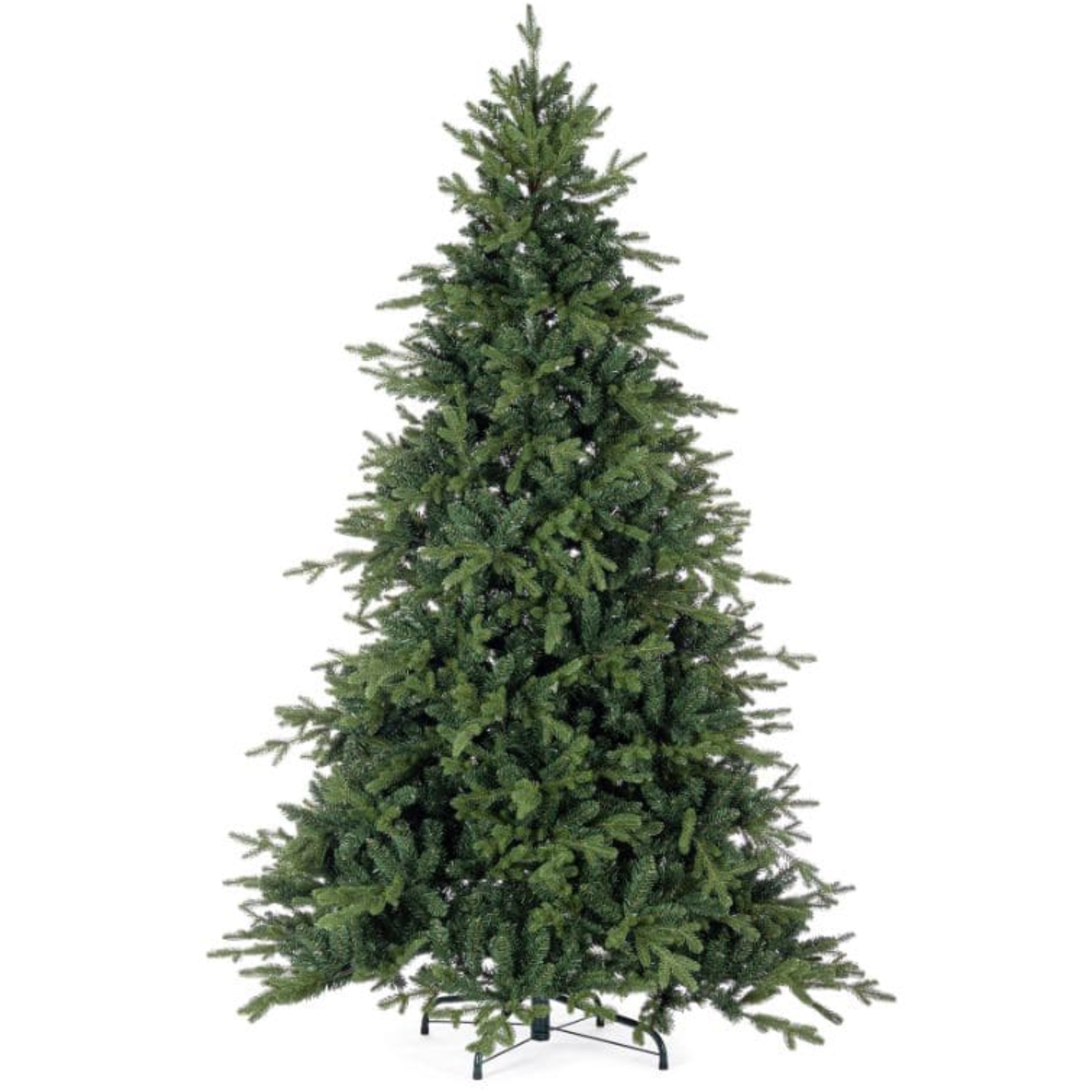 Albero di natale verde in PVC effetto realistico montaggio a ombrello - La Thuil