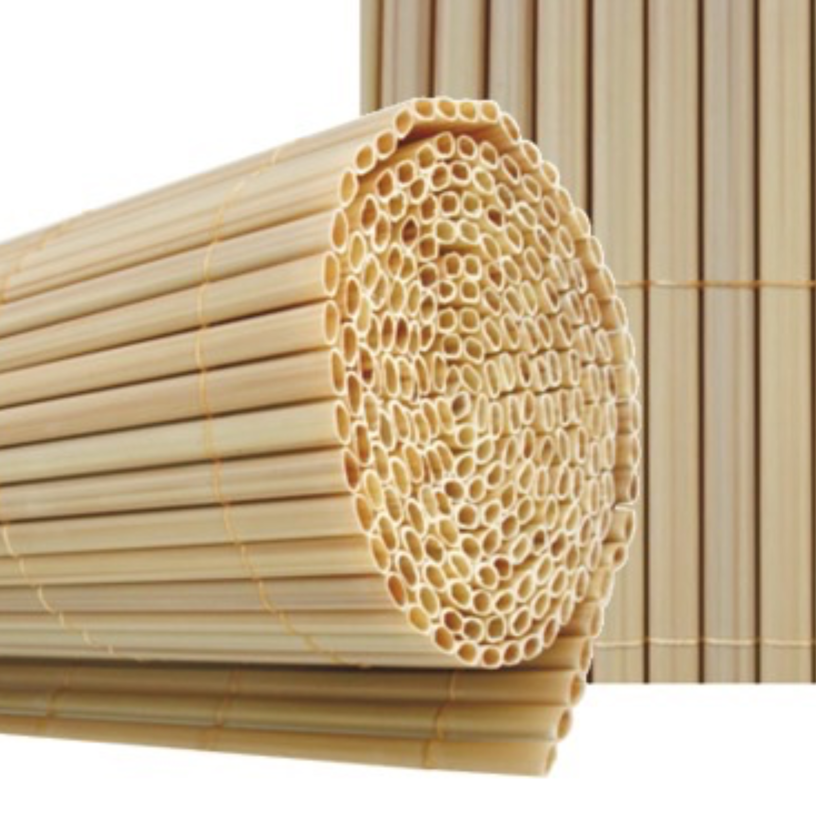 Arelle in pvc effetto bamboo con cordino in nylon per giardino terrazzo balcone