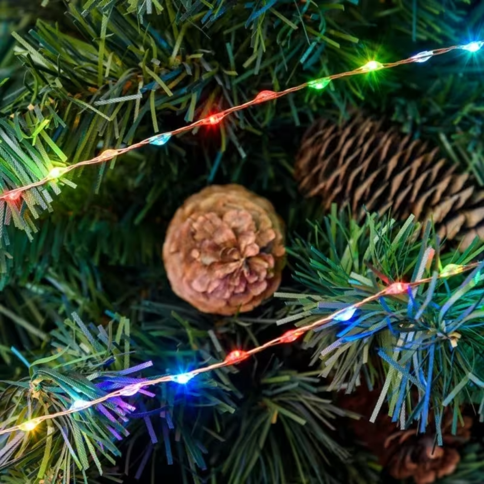 Catena lineare luminosa 625 Microled RGB luci di natale per interno o esterno