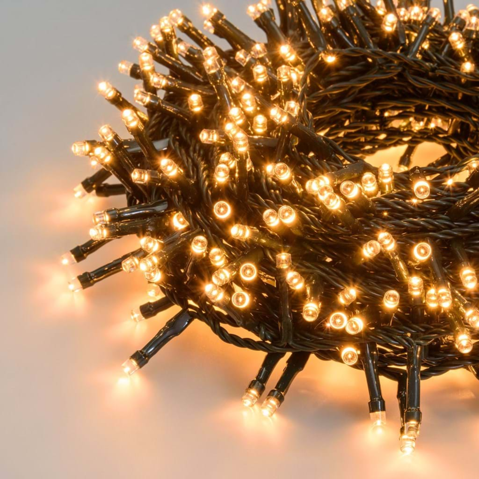 Catena luminosa lineare 1200 led con 8 giochi di luce decorazione natalizia
