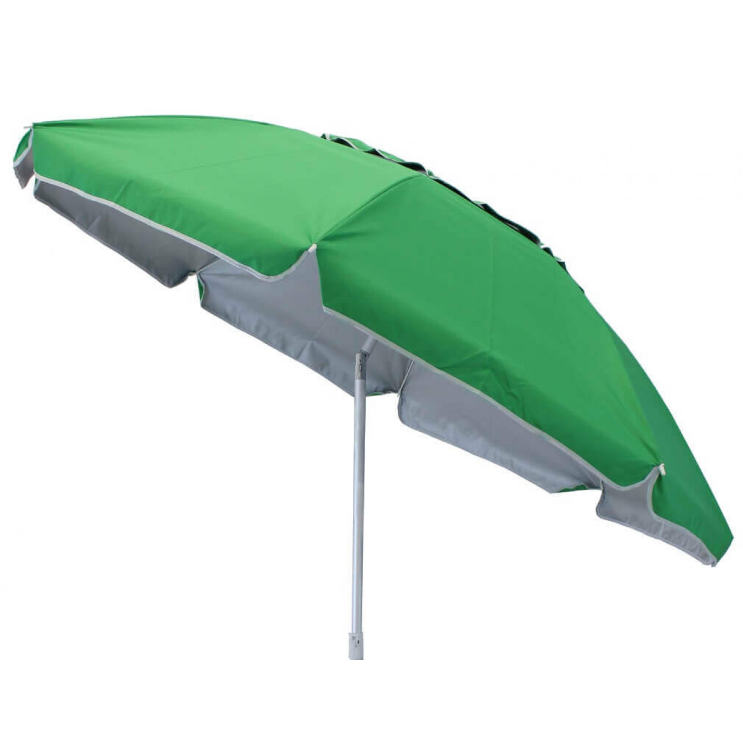 Ombrellone da spiaggia Ø 1,80 cm telo in poliestere assortito palo in alluminio