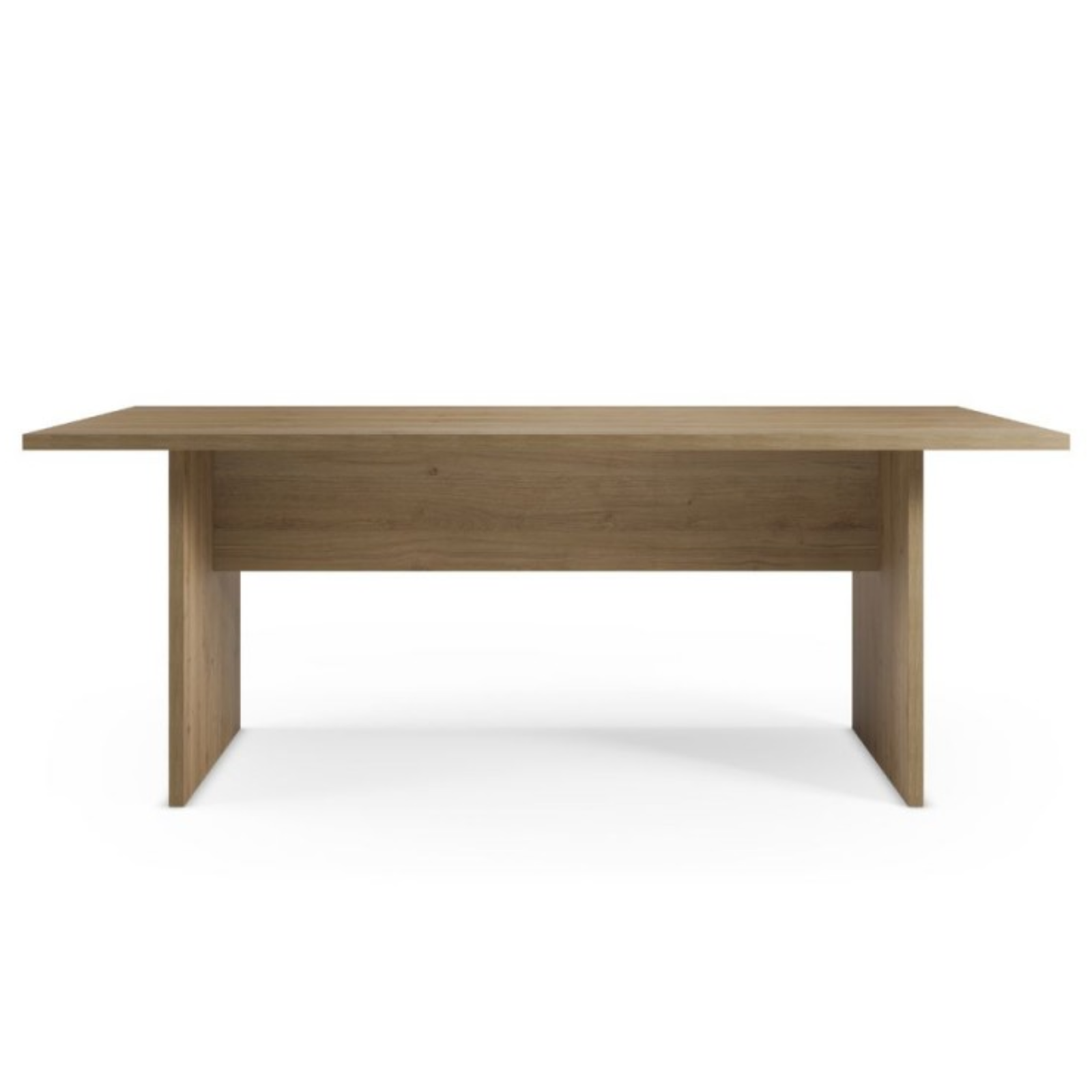 Tavolo da pranzo rettangolare fisso in melaminico color rovere cadiz 200x100 cm - Loana