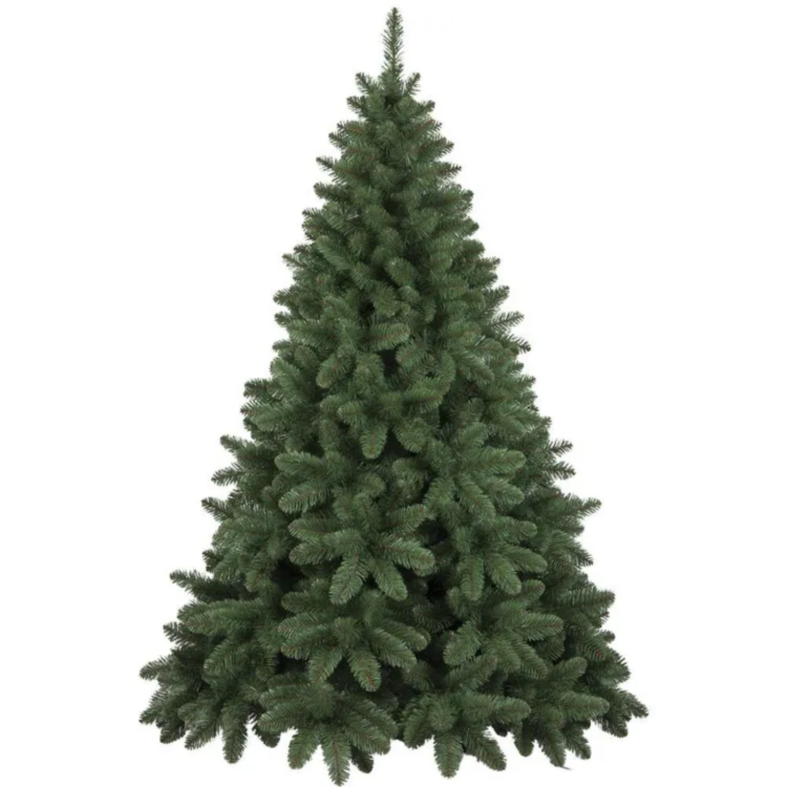 Albero di natale artificiale in PVC con base in metallo apertura a gancio - Nordica