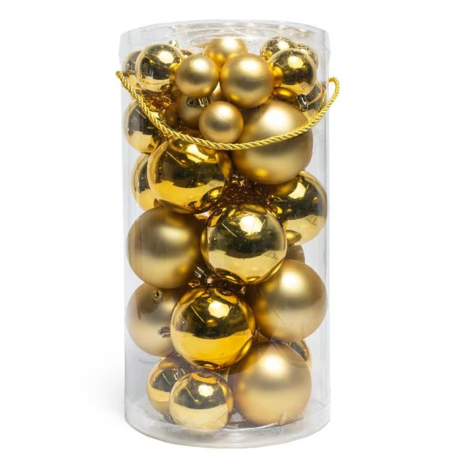 Palline per albero di natale set 50 pz varie dimensioni decorazioni natalizie