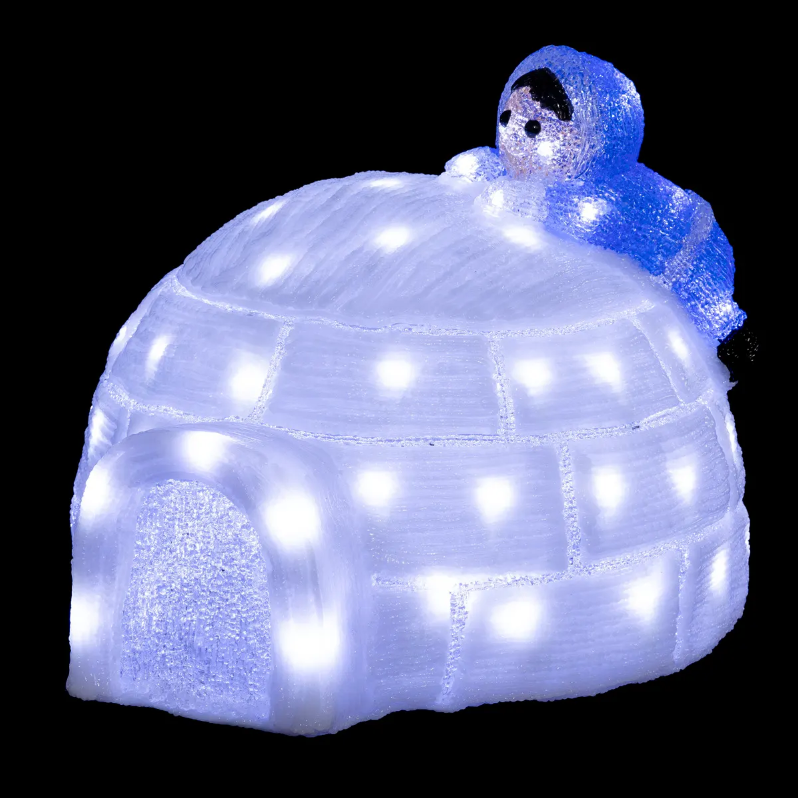 Igloo luminoso decorazione natalizie 70 Led bianco freddo da esterno