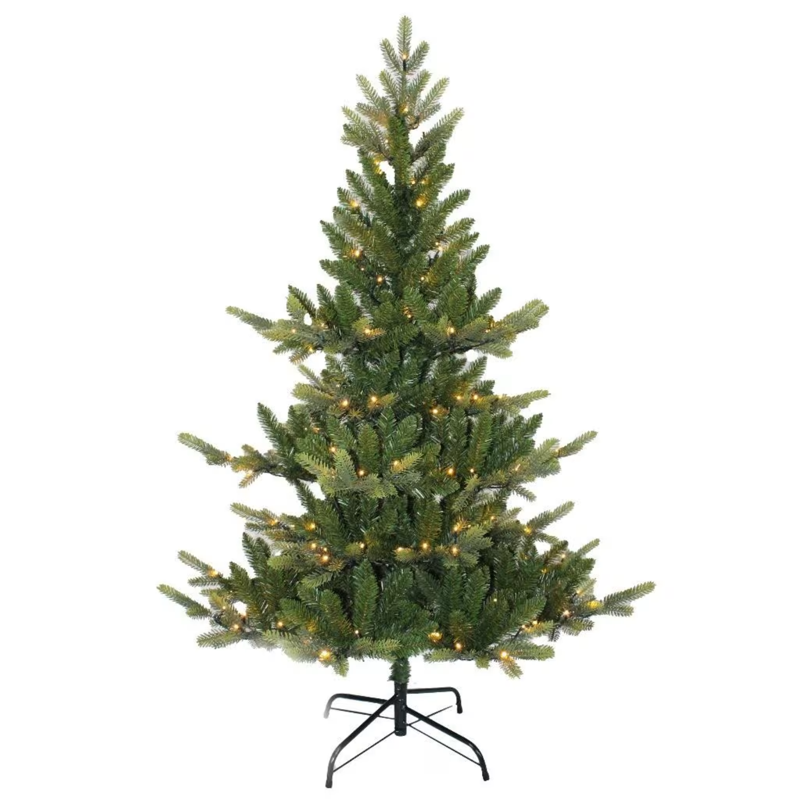 Albero di natale verde effetto realistico con luci led integrate - Polar