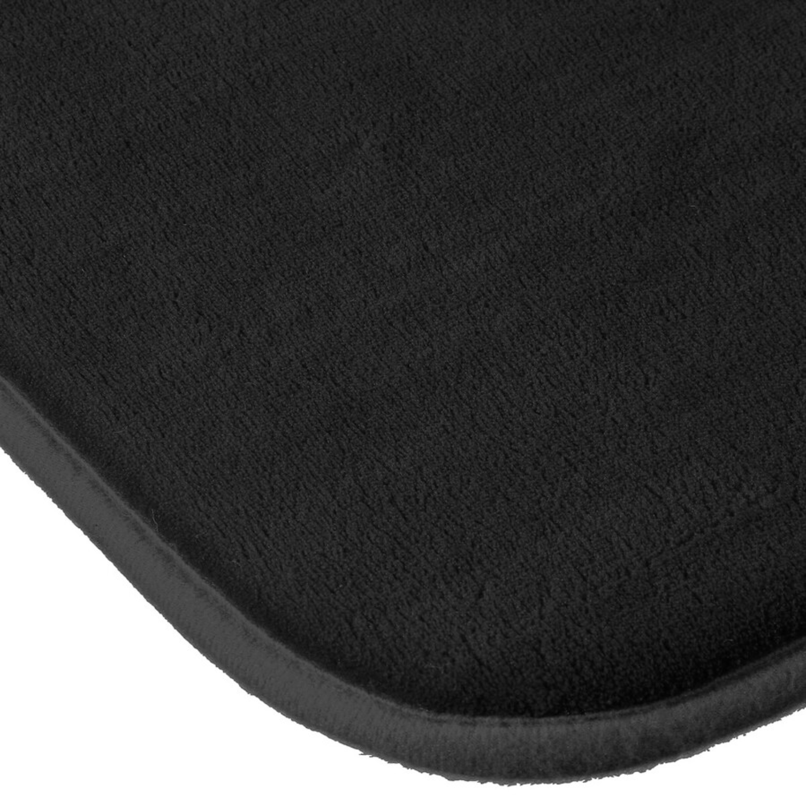 Tappeto da bagno in memory foam rettangolare assorbi acqua assorbente e antiscivolo Nero