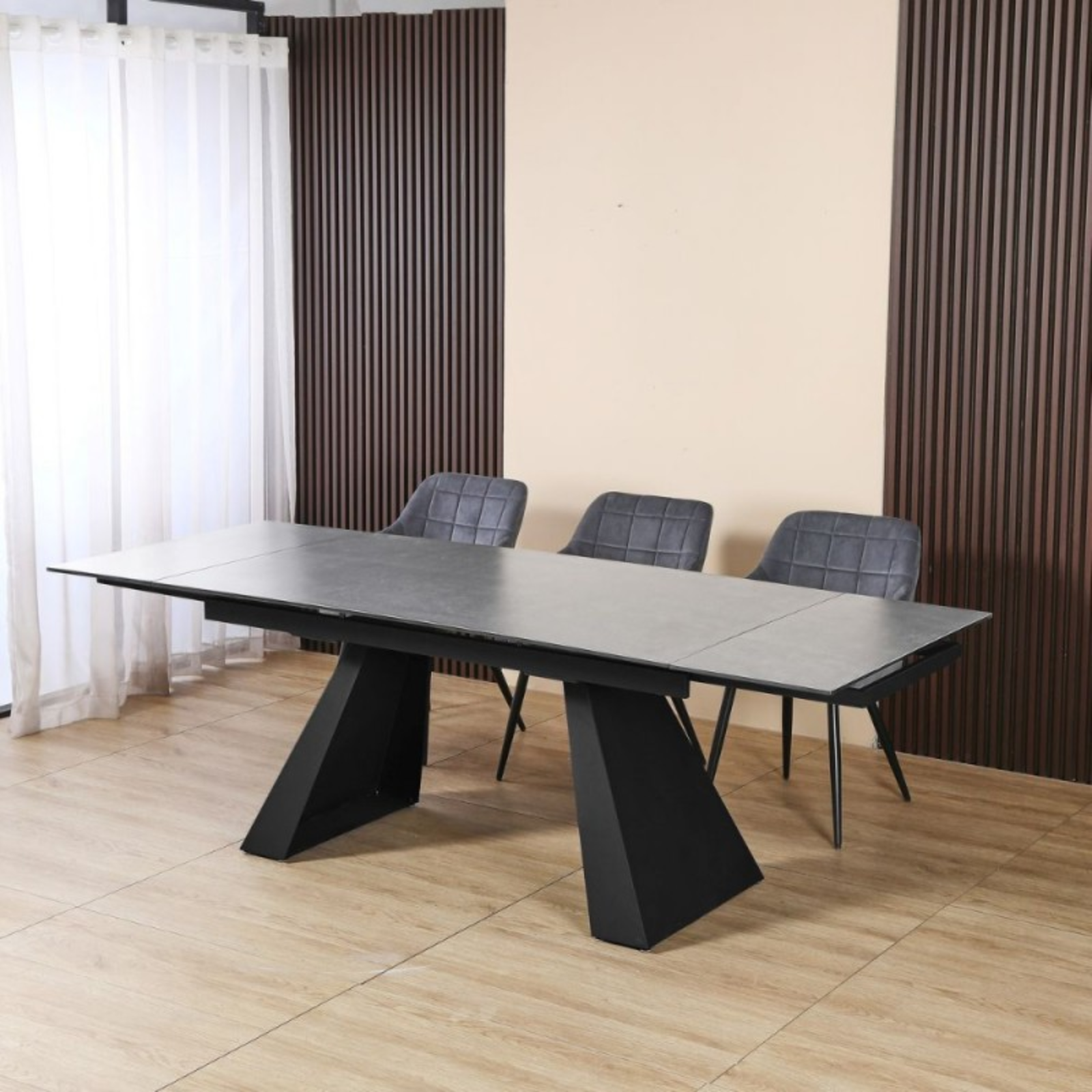 Tavolo da pranzo allungabile 160/240x75 cm piano in ceramica - Ariem