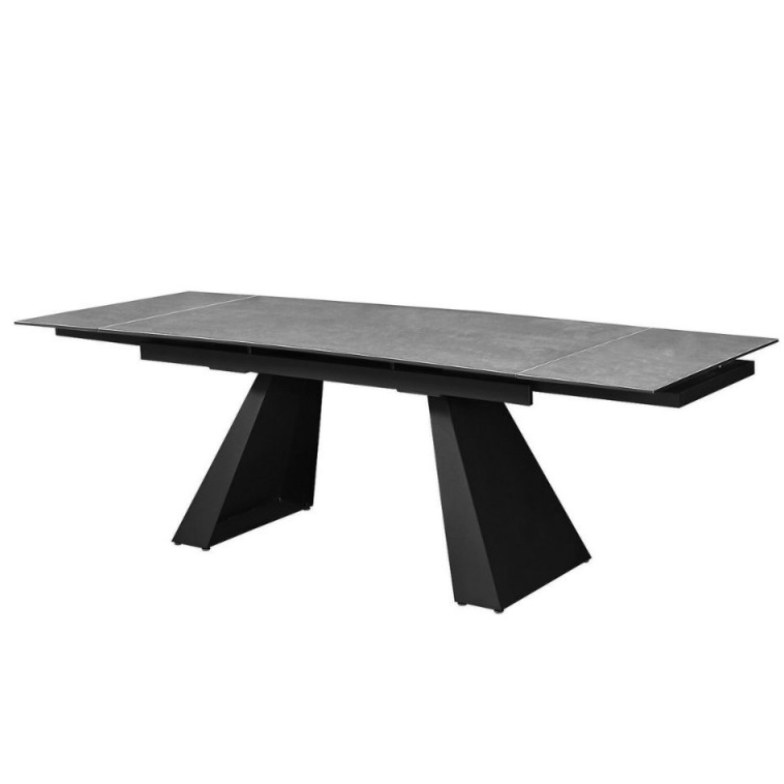 Tavolo da pranzo allungabile 160/240x75 cm piano in ceramica - Ariem