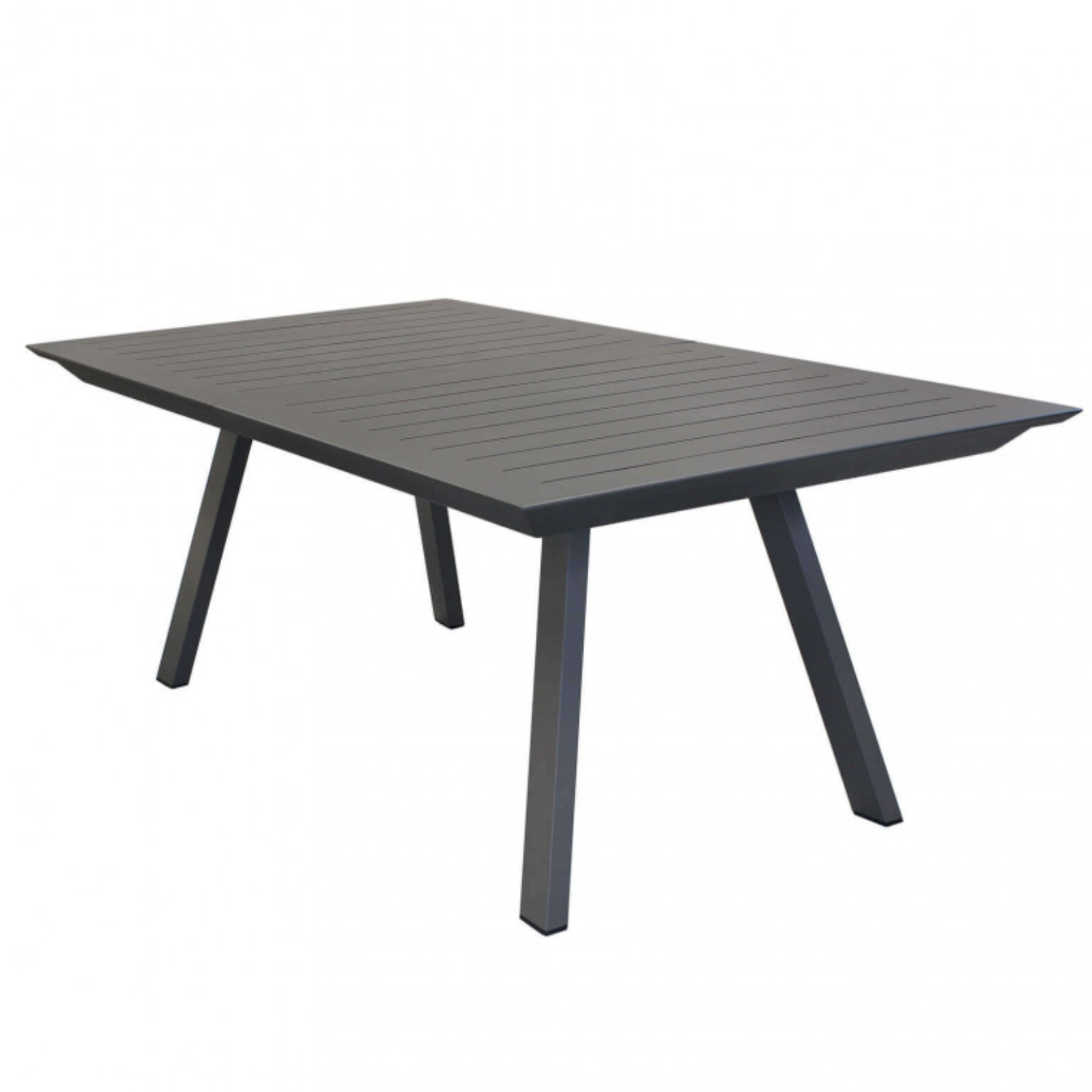 Tavolo allungabile 200/300 design moderno in alluminio antracite da esterno o interno - Zante