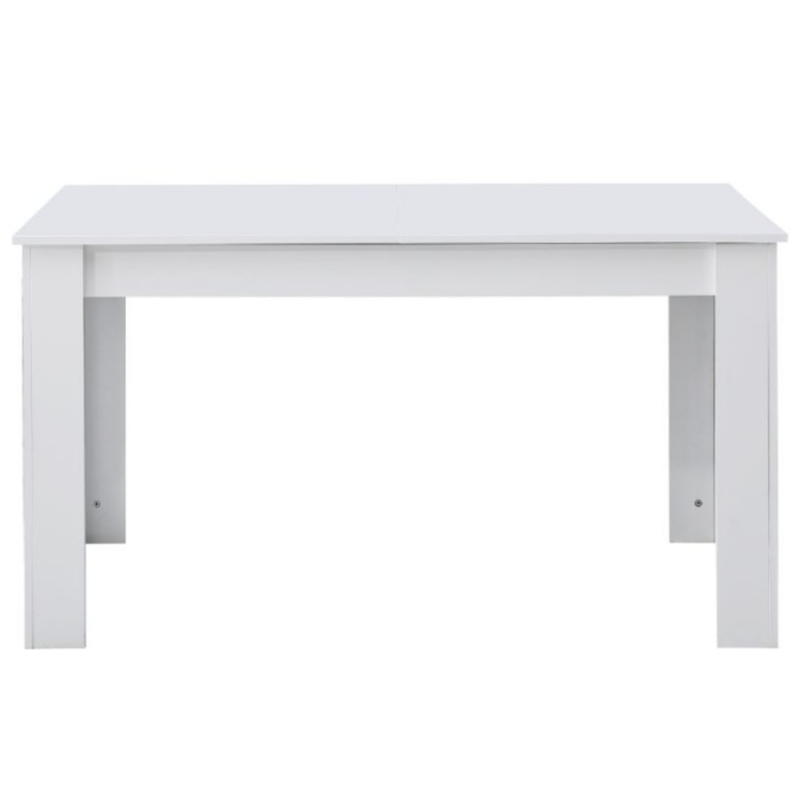 Tavolo da pranzo allungabile 140/190x78h in truciolare bianco design moderno - Argom